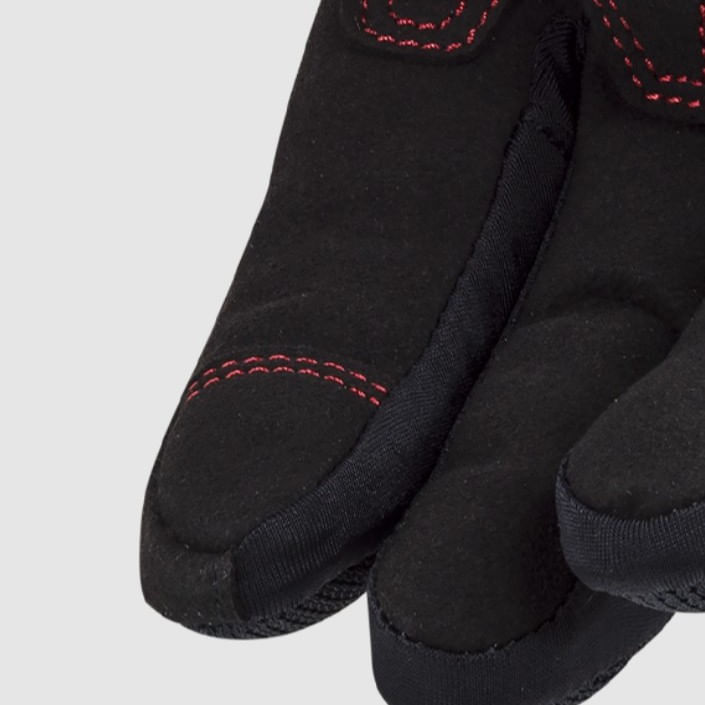 Guante LS2 Silva Hombre Negro / Rojo